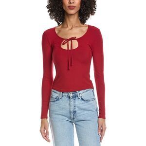 Seraphina Womens  Knit Top, Red